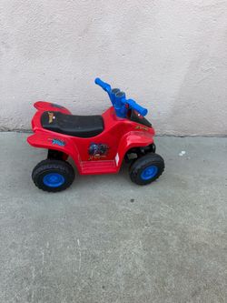 Toddler spiderman bike