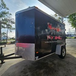 Trailer 6x11 "2012" Obviously Used, But Pulls Great No Leaks 6ft Height Interior Clean Documentation In Hand ✋️ READ DESCRIPTION FIRST, LEA PRIMERO.