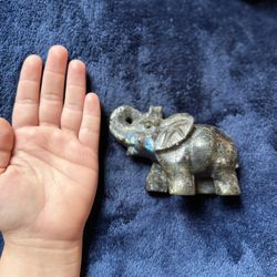 Black Labradorite Elephant Craving