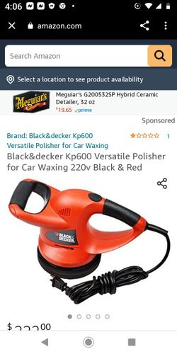 Black & Decker Polisher For Waxing Cars
