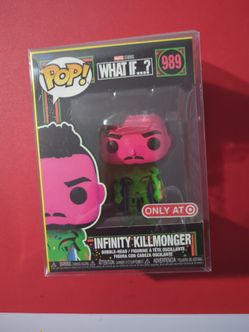 Funko Pop! Marvel What If? Infinity Killmonger Blacklight Target Exclusive