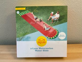 NEW & SEALED Watermelon Water Slide - Sun Squad (18 Feet Long)