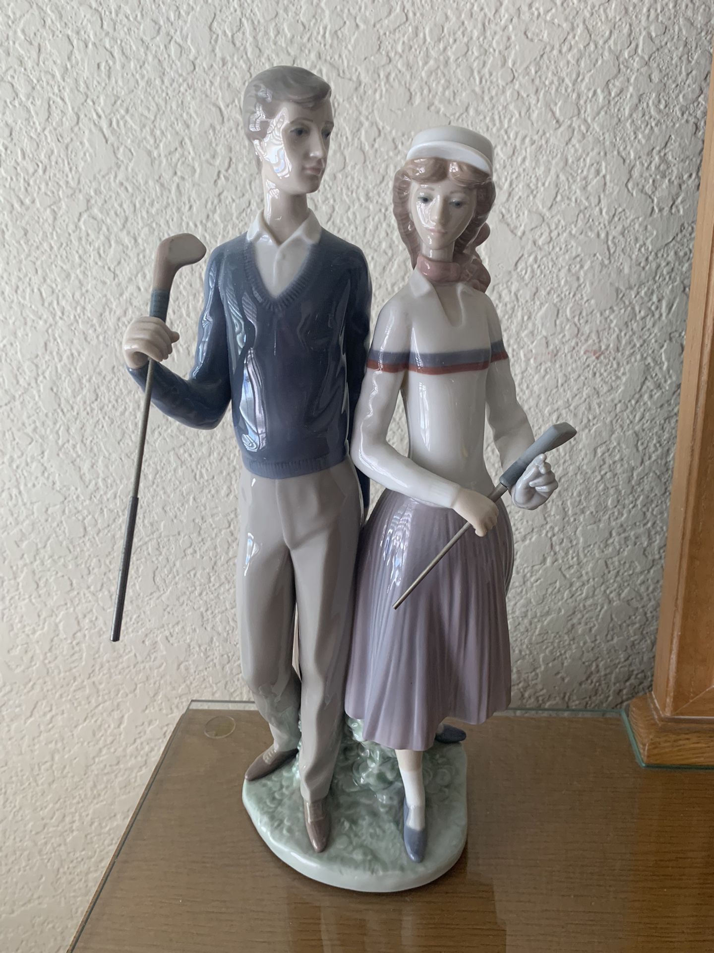 Golfing Couple Lladro