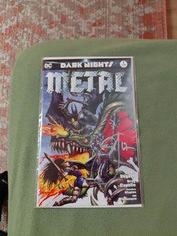 Dark Knights Metal #1 variant signed by Scott Snyder
