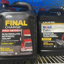 Gallon Jugs Of Coolant