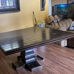 Rústico 4-4 Dining Table Dss As el Brown 