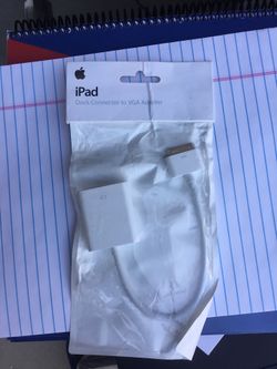 Apple iPad connector to VGA