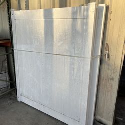 Two Used Vinyl Gates In Great Shape 