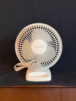 Lasko Small Desktop Fan White