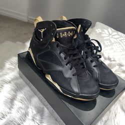 Jordan Gold Metal Pack 7s Size 11