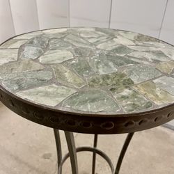 Mosaic Stone Top Table