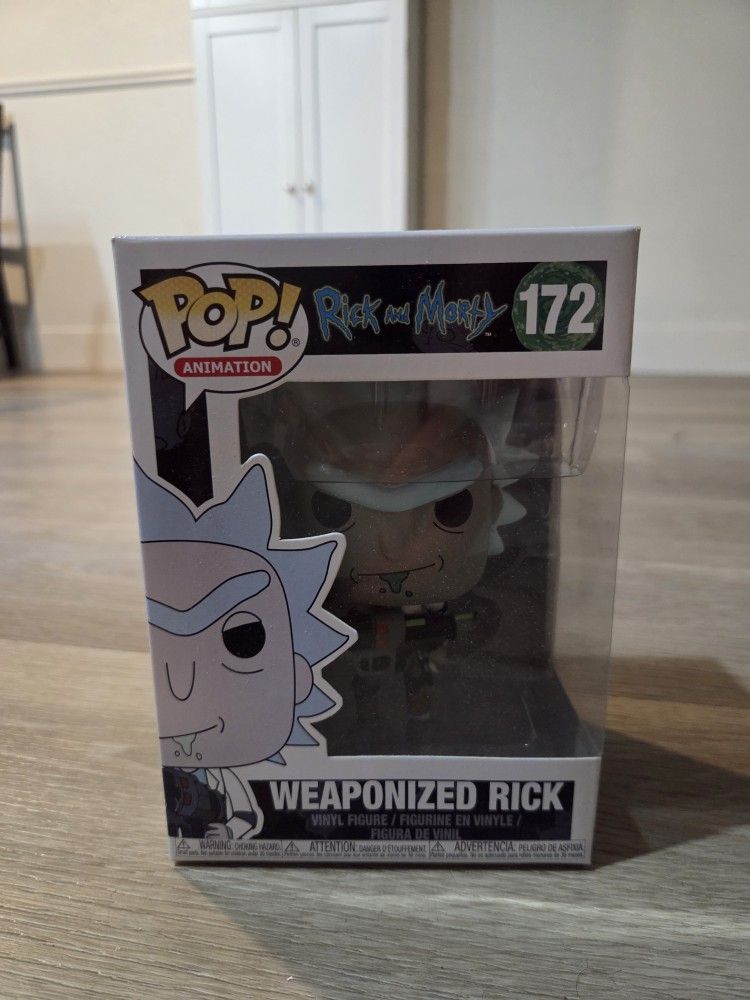 Weponized Rick and Mr. Meeseeks Funko Pop