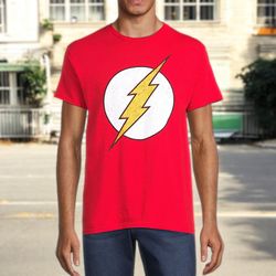 The Flash DC Comics Men’s Red Short Sleeve Graphic T-Shirt Sz L