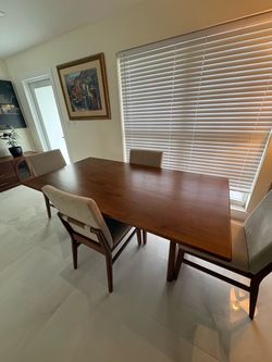Wooden Dining Room Table