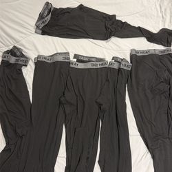 6 pairs 32 heat long sleeve pants