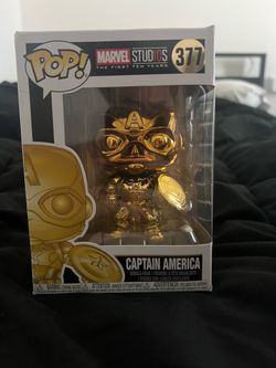 Golden Captain America Funko