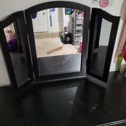 Gothic Black Vanity Set