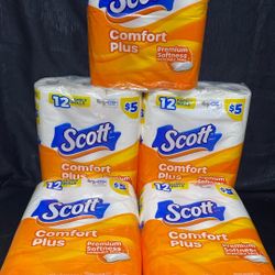 5 Scott Comfort Plus Toilet Paper