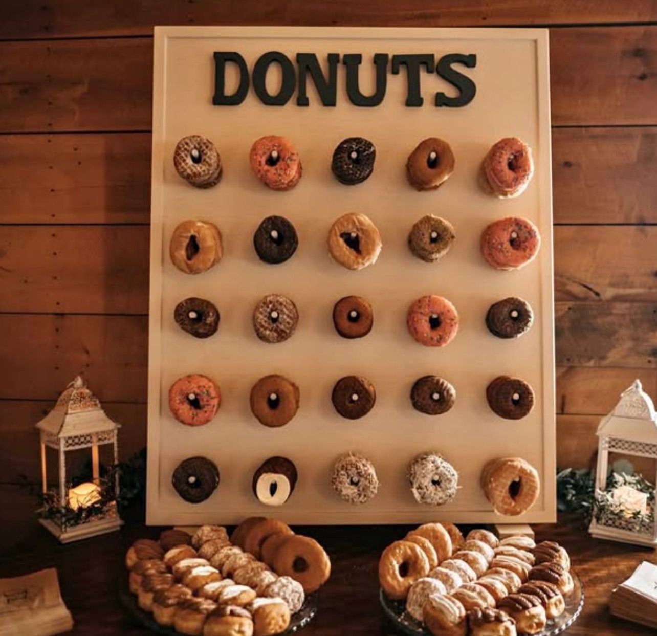 Wooden Donut Wall - Excellent Shape. Only Used Twice