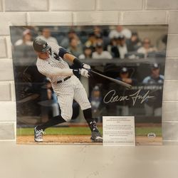 Aaron Judge NY Yankees Signed Autographed Photo 11x14 With ACA COA 