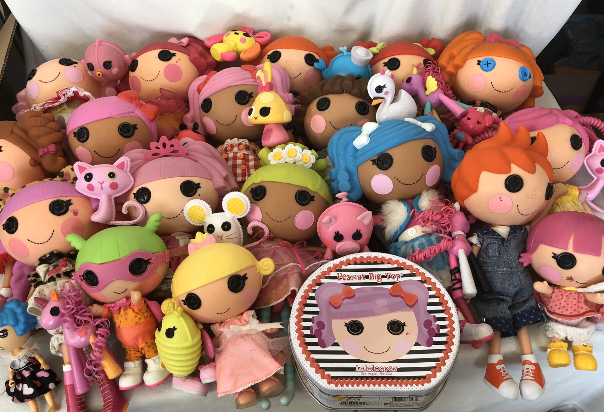 Huge LalaLoopsy doll collection