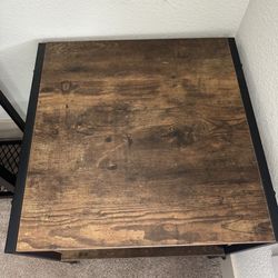 Wooden End Table 