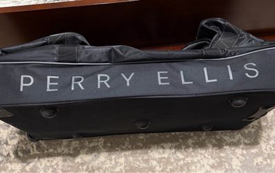 Perry Ellis Large Rolling Duffel Bag