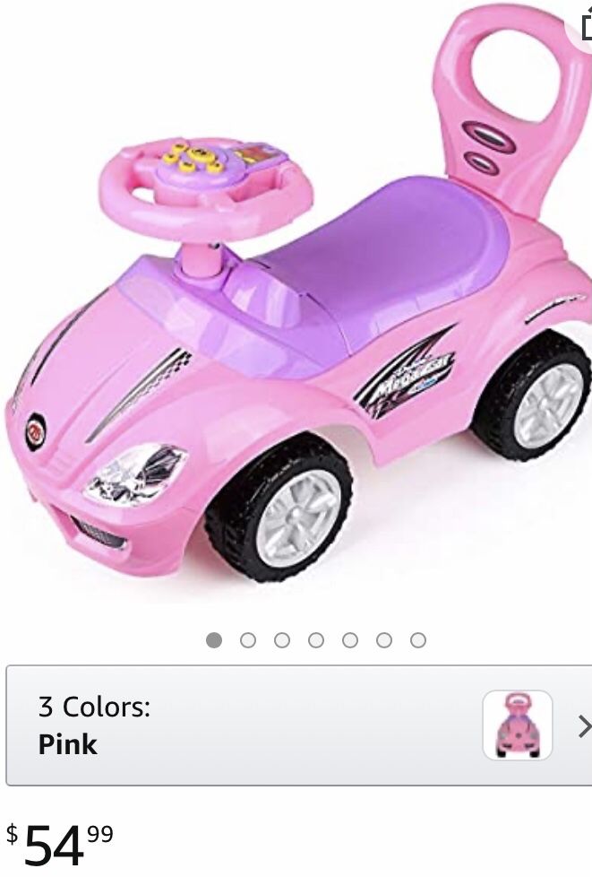 Girls Push Car Use $10 Obo