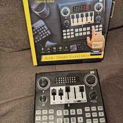 Audio Stream Sound Mixer Board