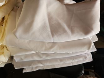 White chair covers