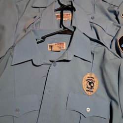 Security Button up Shirts