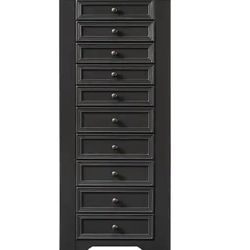 Bradstone Dark Charcoal Jewelry Armoire