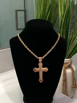 Gold Diamond pendant 14k