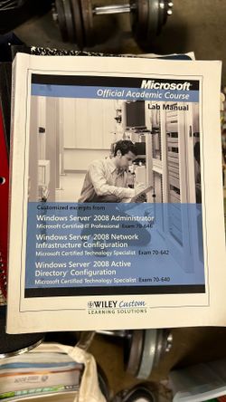 Official Academic Course 2008 Edition 