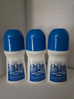 Avon On-Duty 24 Hours SPORT Scent Roll-On Deodorants