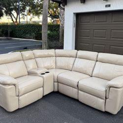 🛋️ Couch/Sofa Sectional - Recliners - Cream - Delivery Available 🚛