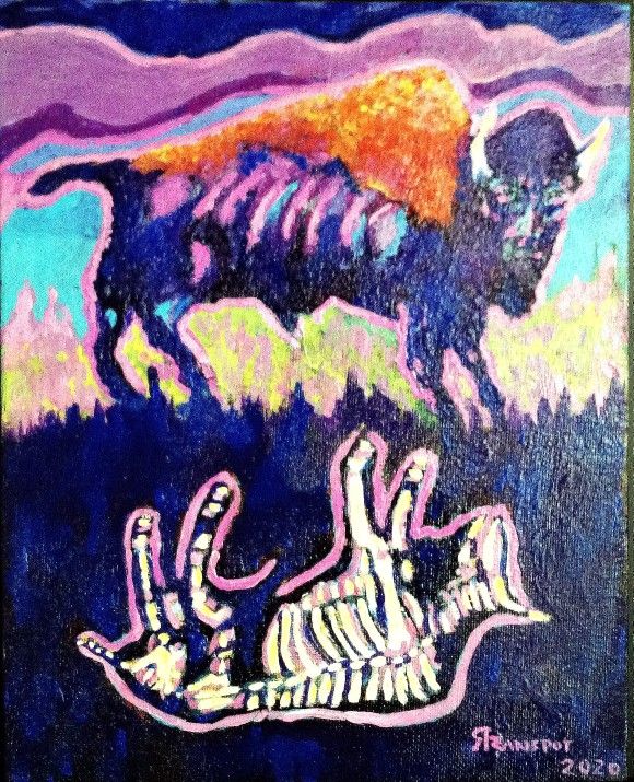 Jurassic Bison Neon
