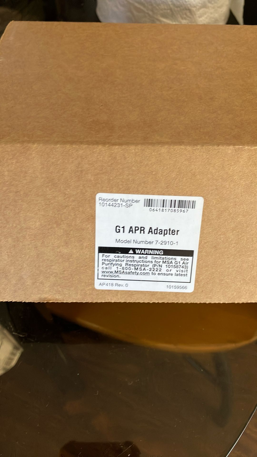 MSA G1 APR Adapter New $160ea. 1available