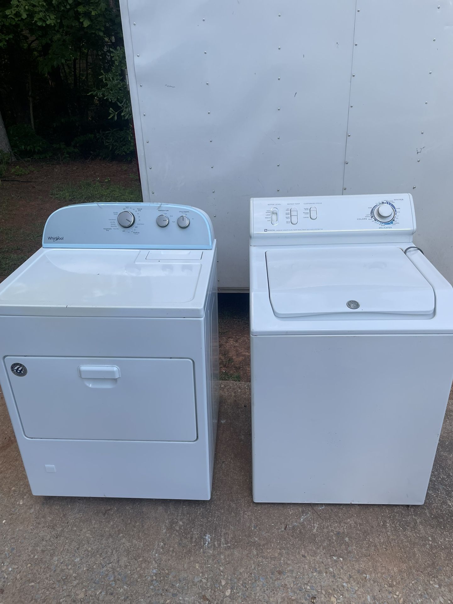 Washer And Dryer Set