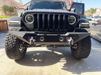 Jeep wrangler steel front bumper