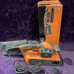 🧰🛠RIDGID 6.5 Amp Corded 3”Wx18”L Heavy-Duty Variable Speed Belt Sander w/AIRGUARD-LIKE NEW!-$75!🧰🛠