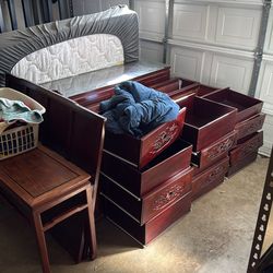 Full Bedroom Set With Mattress (Queen) $1000  (O.B.O.)