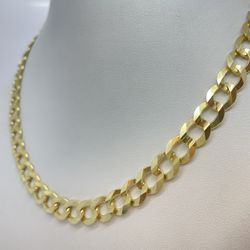 Gold Chain Curb Link 14K New 
