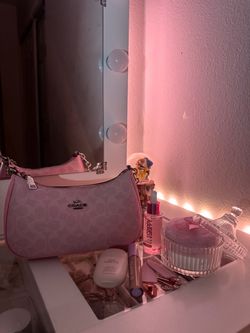 Pink coach purse