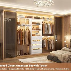 Closet Organizer System With Drawers