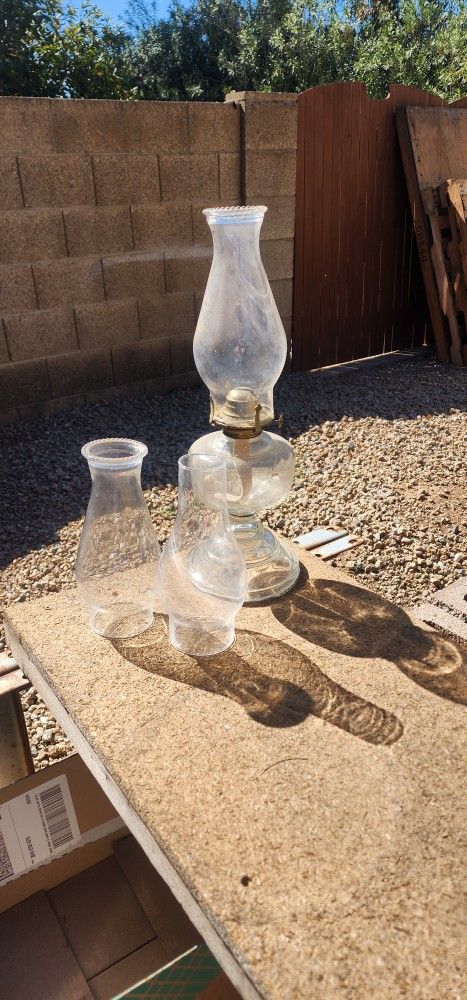 Antique Karosene Lamp For Sale