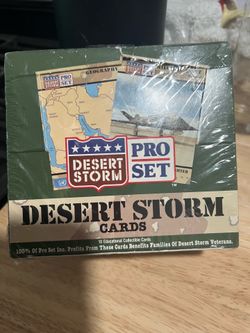 Desert Storm Cards- 1991 unopened