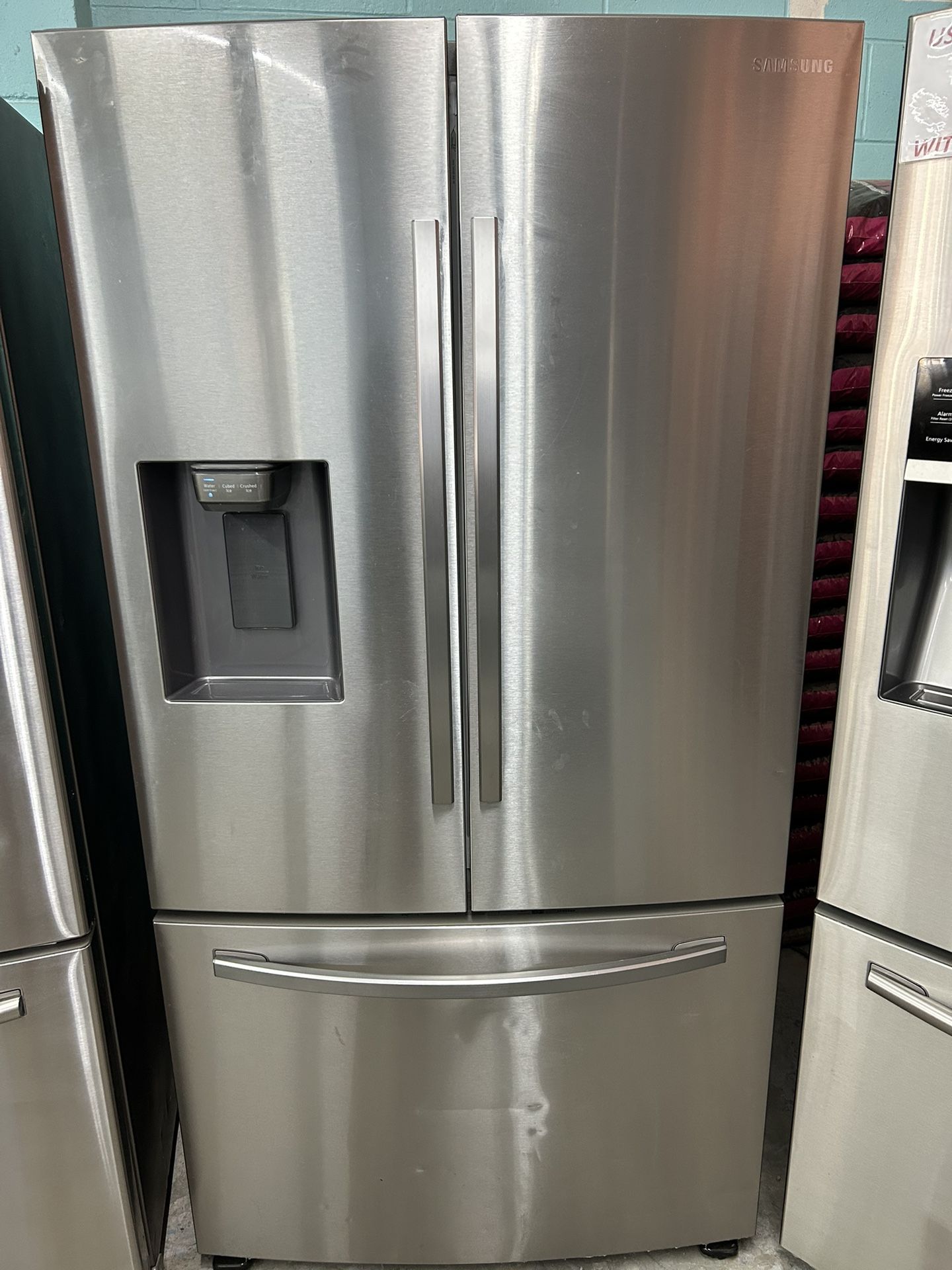 Stainless French Door Refrigerator With 2nd Ice Maker 