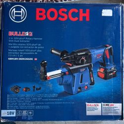 Bosch Rotohammer Hammer drill SDS plus And Dust Vacuum