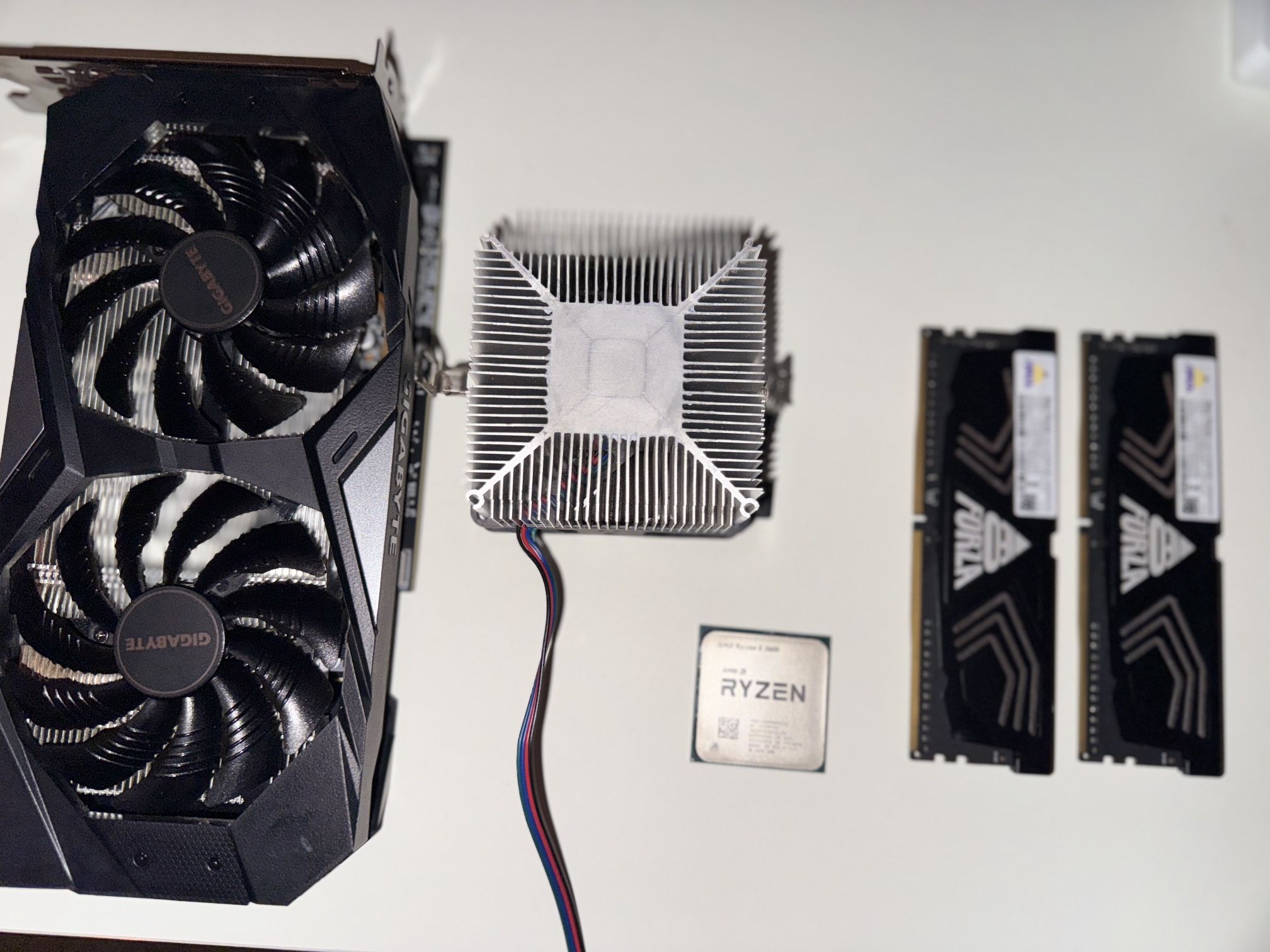 PC Parts bundle | CPU, GPU, CPU FAN, RAM
